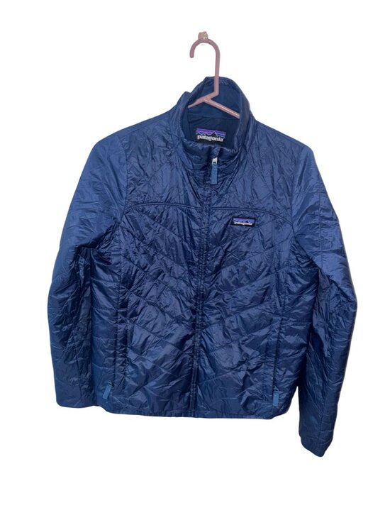 Patagonia Jackets & Blazers - Patagonia Mens Blue Quilted Nylon Jacket M Lightweight Recycled Insulation